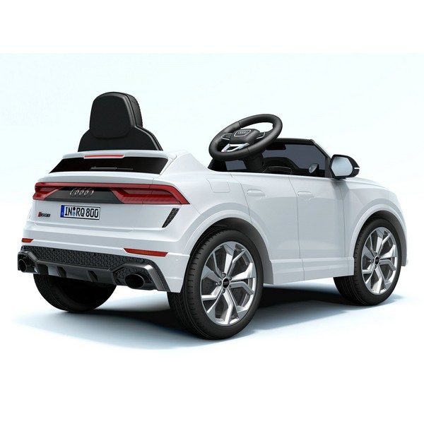Продукт Акумулаторен джип  Audi RS Q8 12V с меки гуми и кожена седалка - 0 - BG Hlapeta